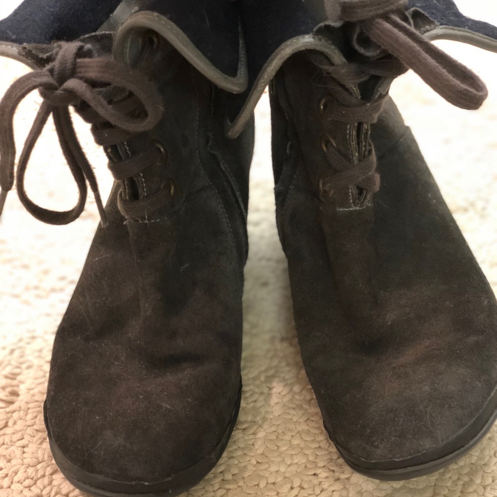 Camper platform boots size 7